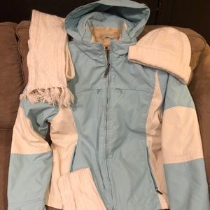 Woolrich jacket with scarf set